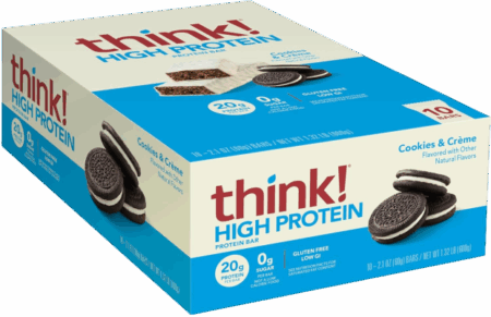 GALLETAS PROTEÍCAS THINK HIGH PROTEIN COOKIES & CRÉME