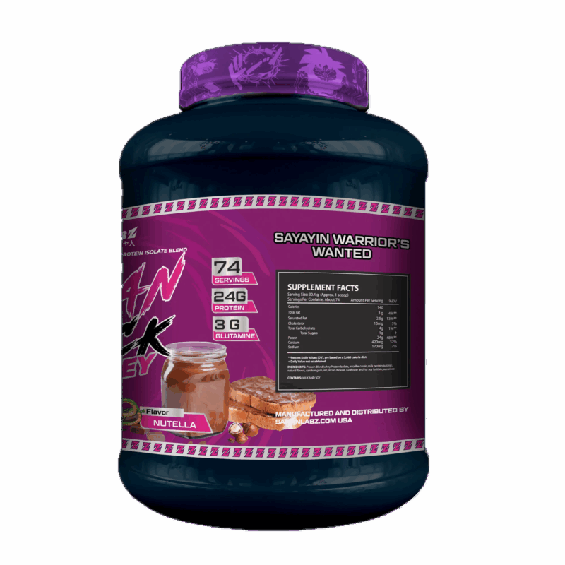 SAIYAN BLACK WHEY NUTELLA - Image 2